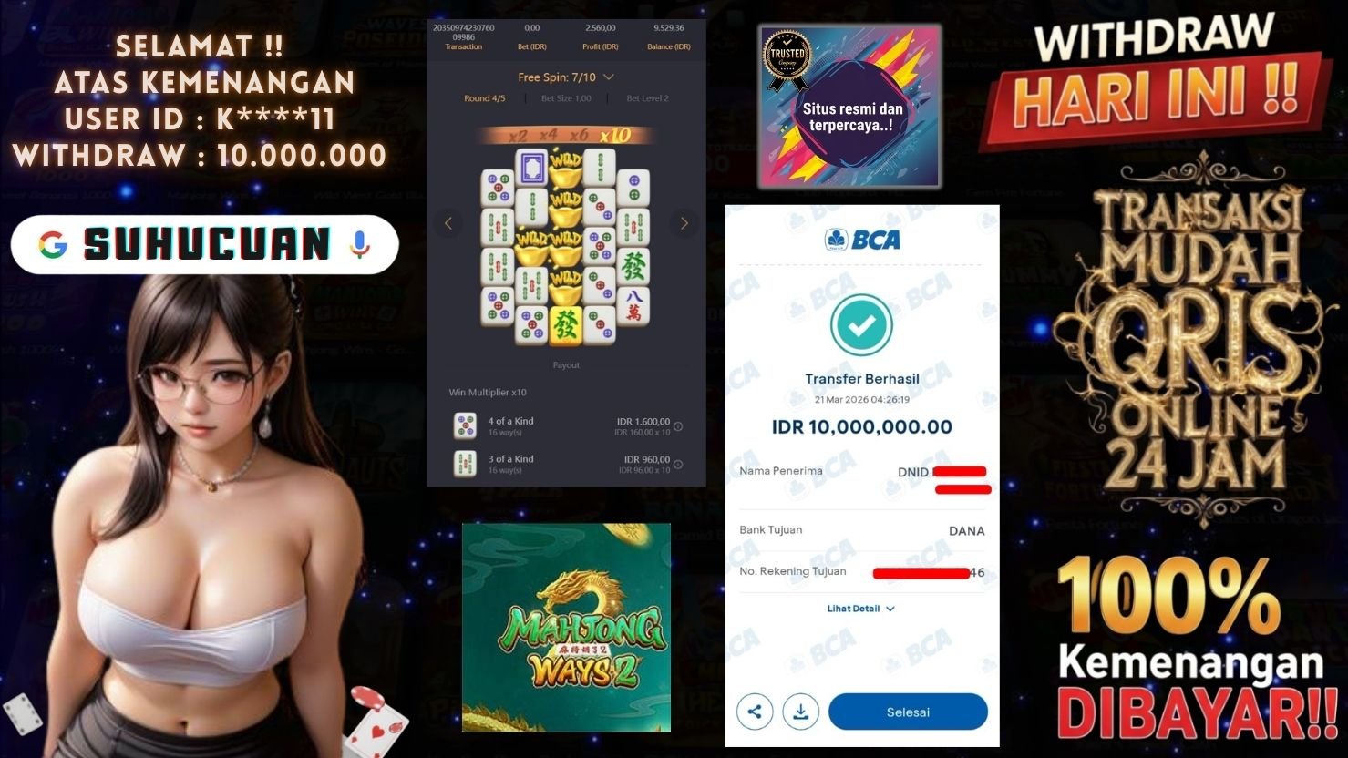 SUHUCUAN JACKPOT SLOT MAHJONG WAYS 2